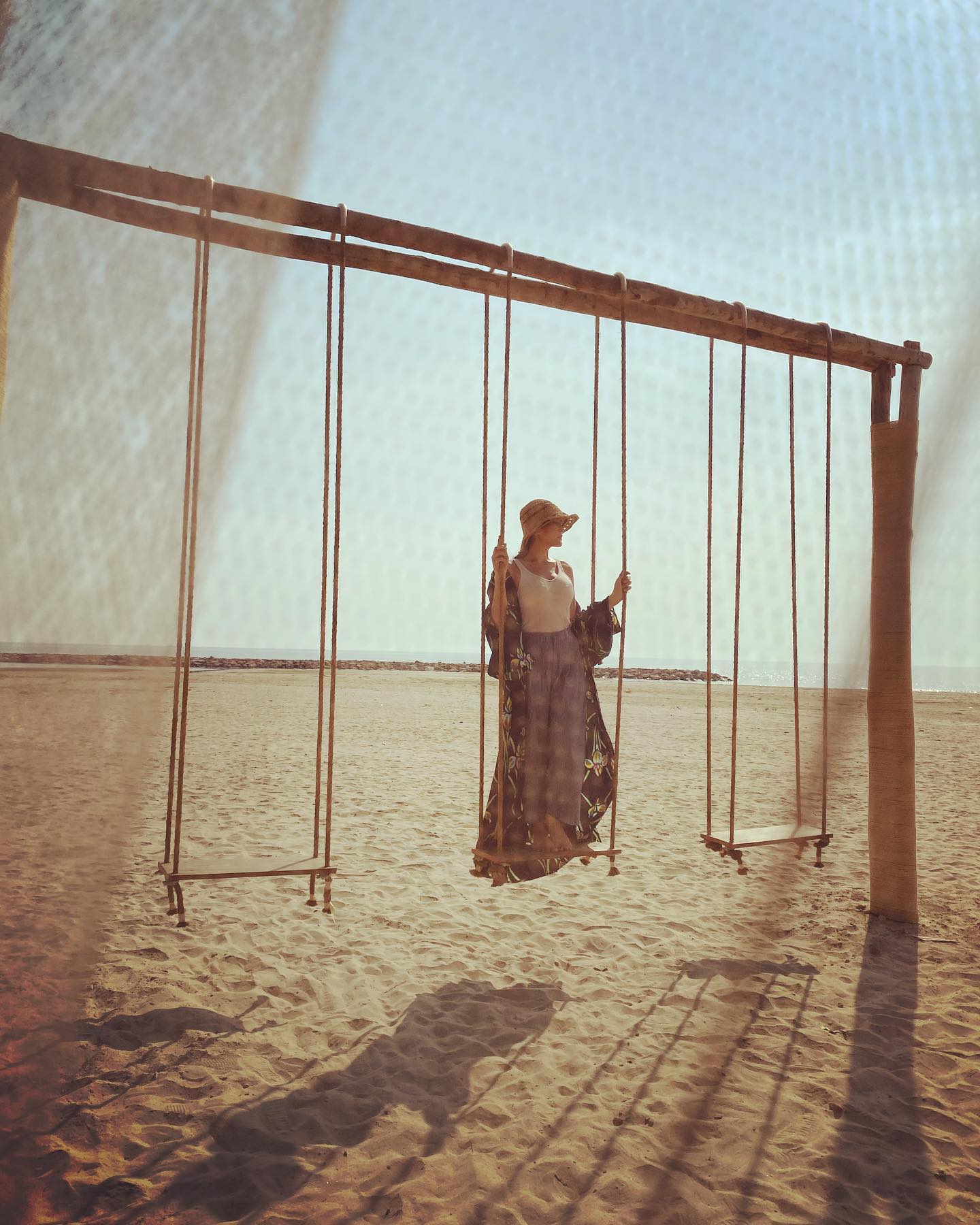 Customer wearing Sumo Vintage